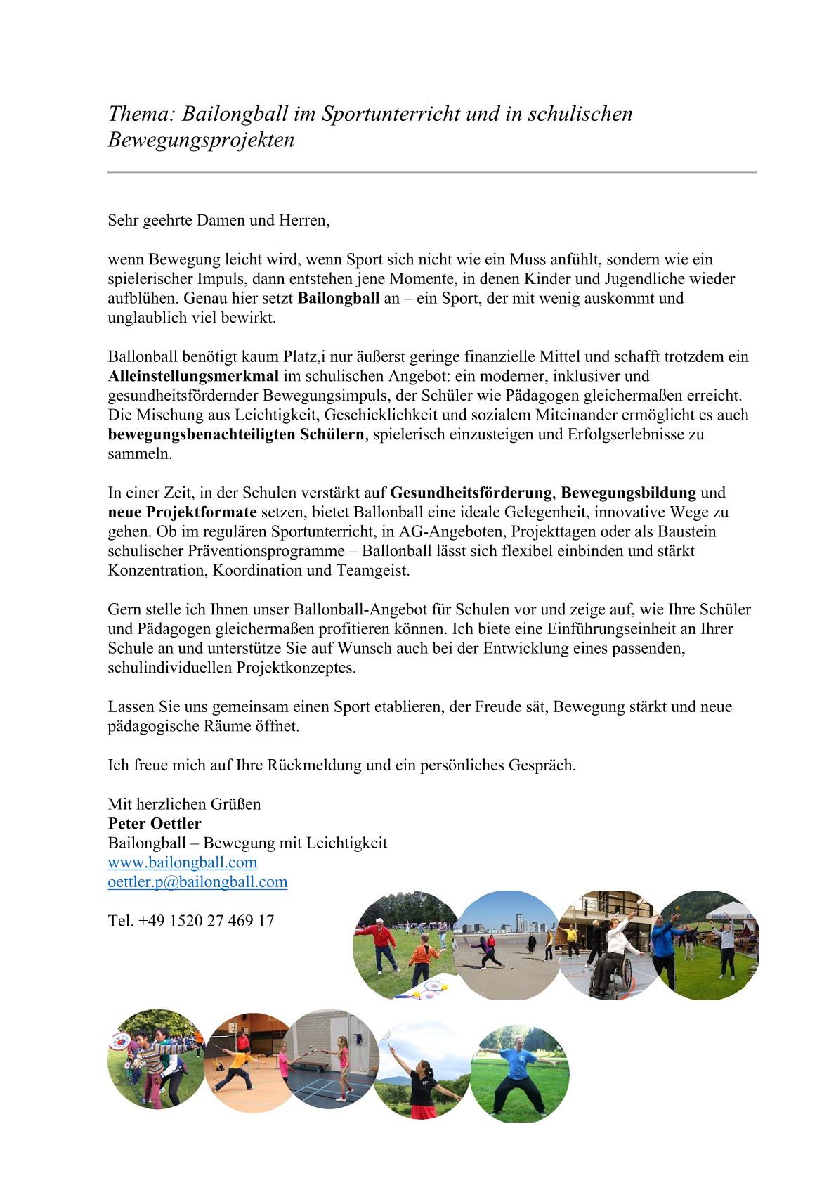 Thema Bewegungsprojekte 1